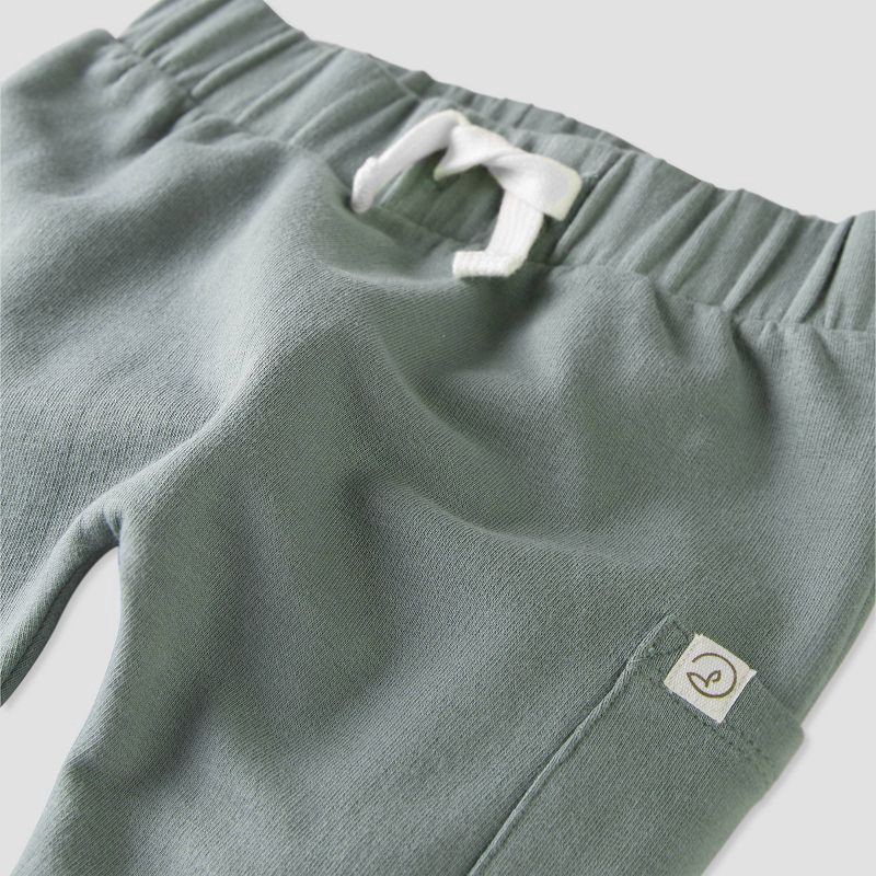 slide 2 of 3, little Planet By Carter's Baby 2pk Spring Moss Pants - Gray/Green Newborn, 1 ct