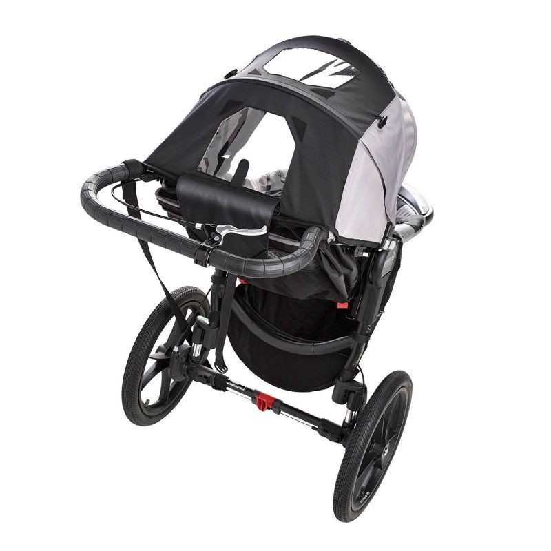 slide 3 of 7, Baby Jogger Summit X3 Jogging Stroller Jet, 1 ct