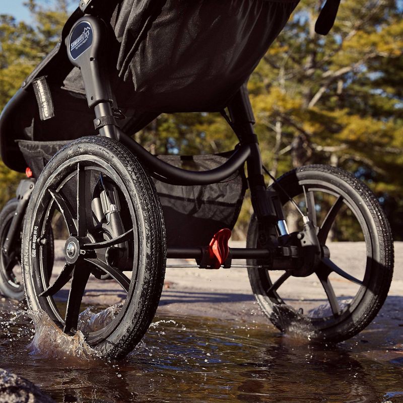 slide 6 of 7, Baby Jogger Summit X3 Jogging Stroller Jet, 1 ct