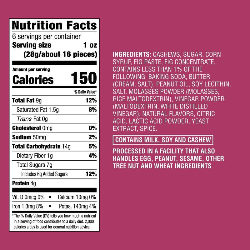 slide 4 of 4, SweetFig Glazed Cashews - 6oz - Good & Gather™, 6 oz