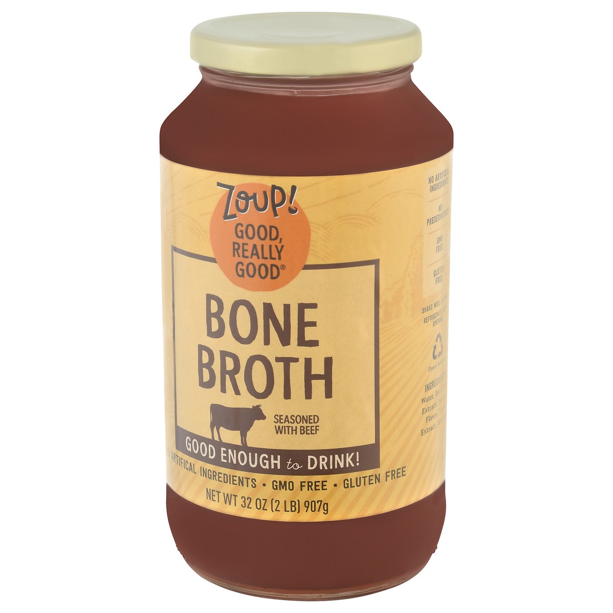 slide 2 of 9, Zoup! Bone Broth 32 oz, 32 oz