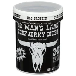 No Man's Land Mild Beef Jerky Bites 2 oz