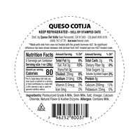 slide 2 of 5, Queso Del Valle Cotija Cheese, 8 oz., 8 oz