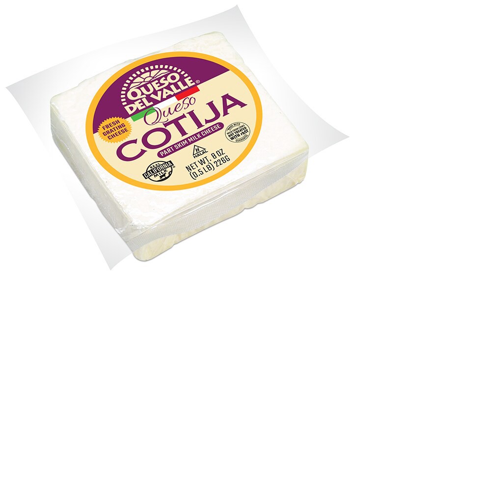 slide 1 of 5, Queso Del Valle Cotija Cheese, 8 oz., 8 oz
