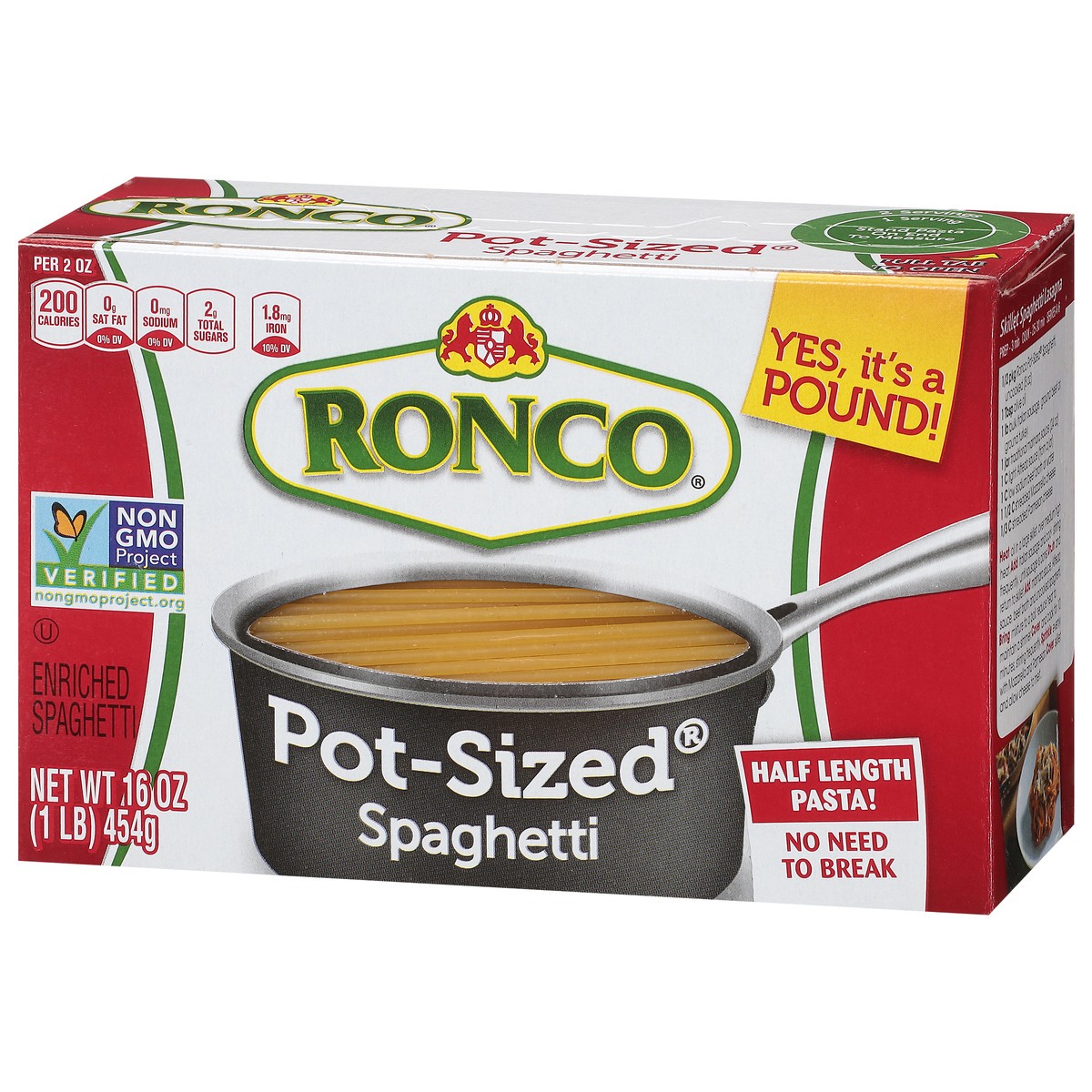 slide 7 of 9, Ronco Pot-Sized Spaghetti 16 oz, 16 oz