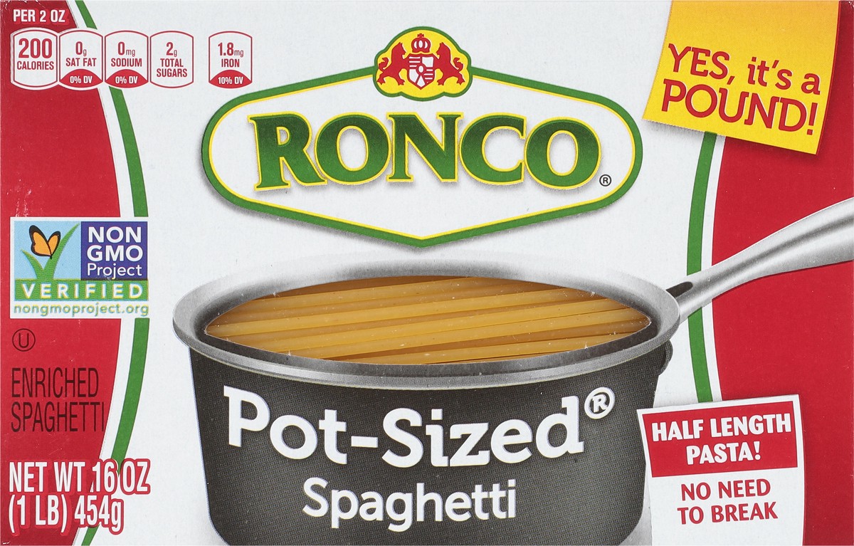 slide 6 of 9, Ronco Pot-Sized Spaghetti 16 oz, 16 oz