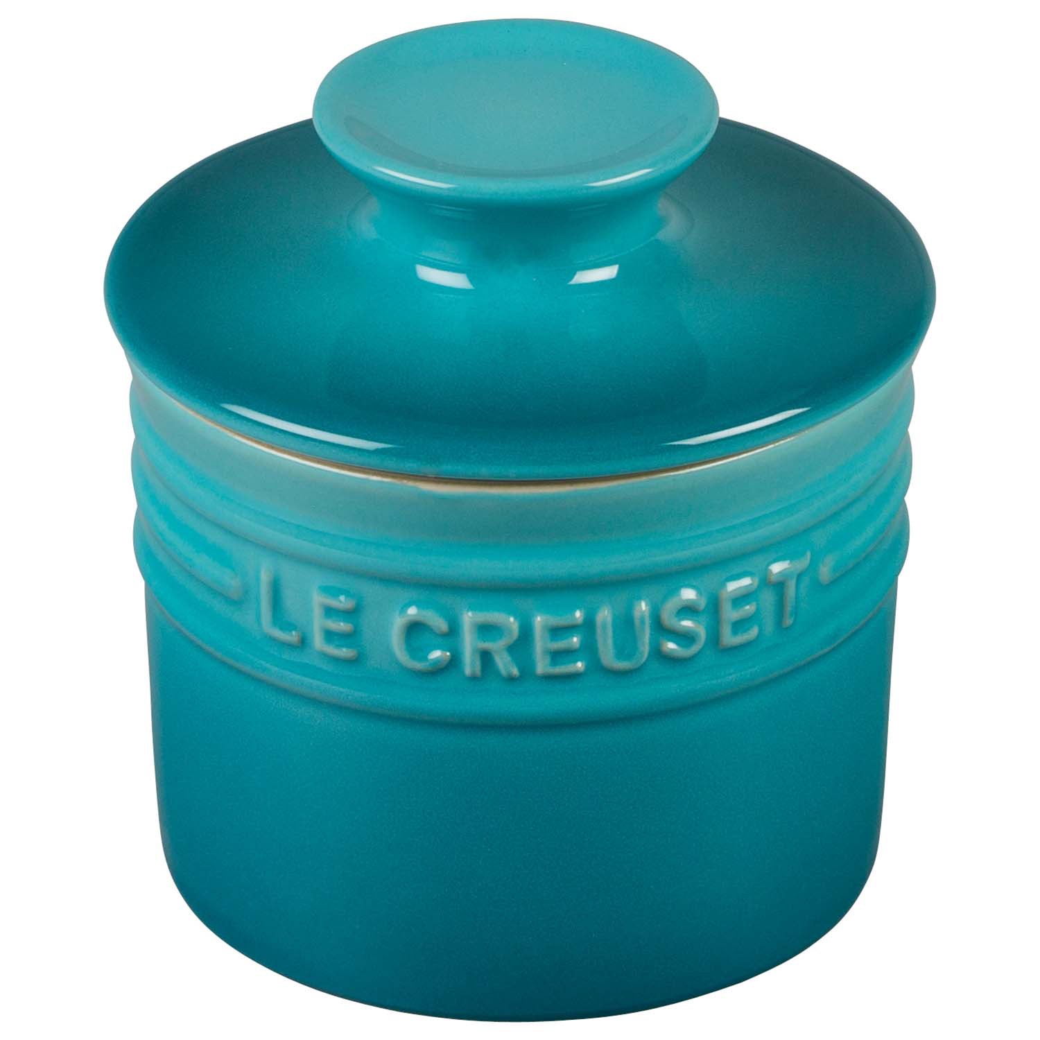 slide 1 of 1, Le Creuset Butter Crock, Caribbean, 1 ct