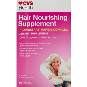 slide 1 of 1, CVS Health Hair Nourishing Supplement Tablets, 60 ct
