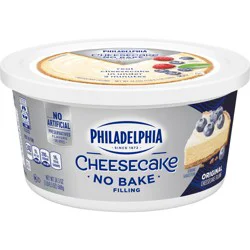 Philadelphia No Bake Original Cheesecake Filling, 24.3 oz Tub