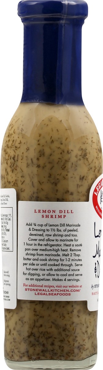 slide 8 of 12, Legal Sea Foods Lemon Dill Marinade & Dressing 330 ml, 330 ml