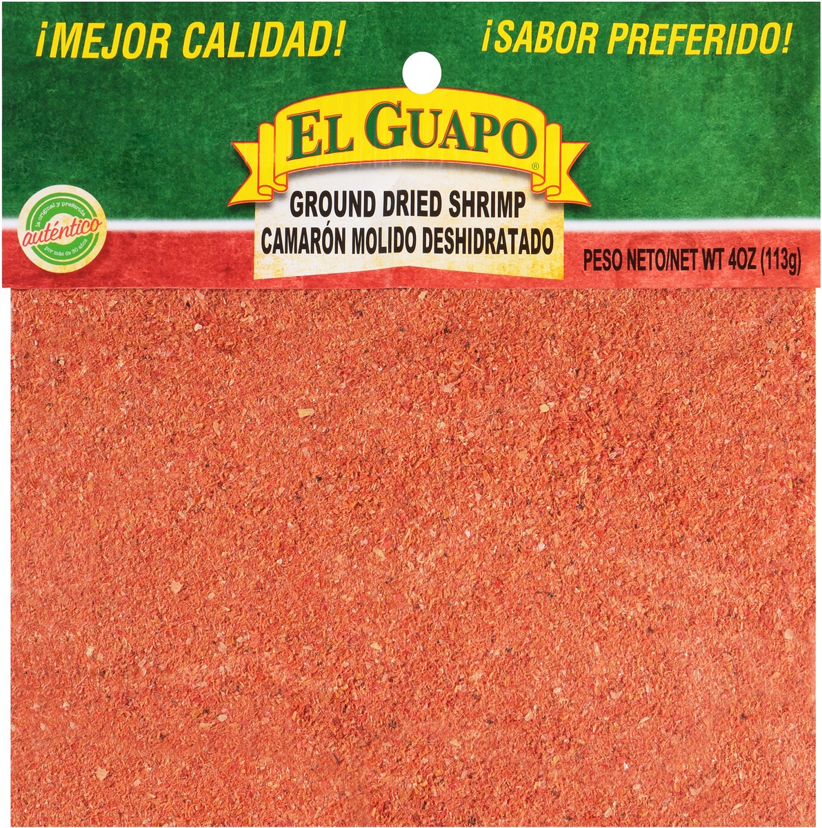 slide 4 of 6, El Guapo Ground Shrimp, 4 oz