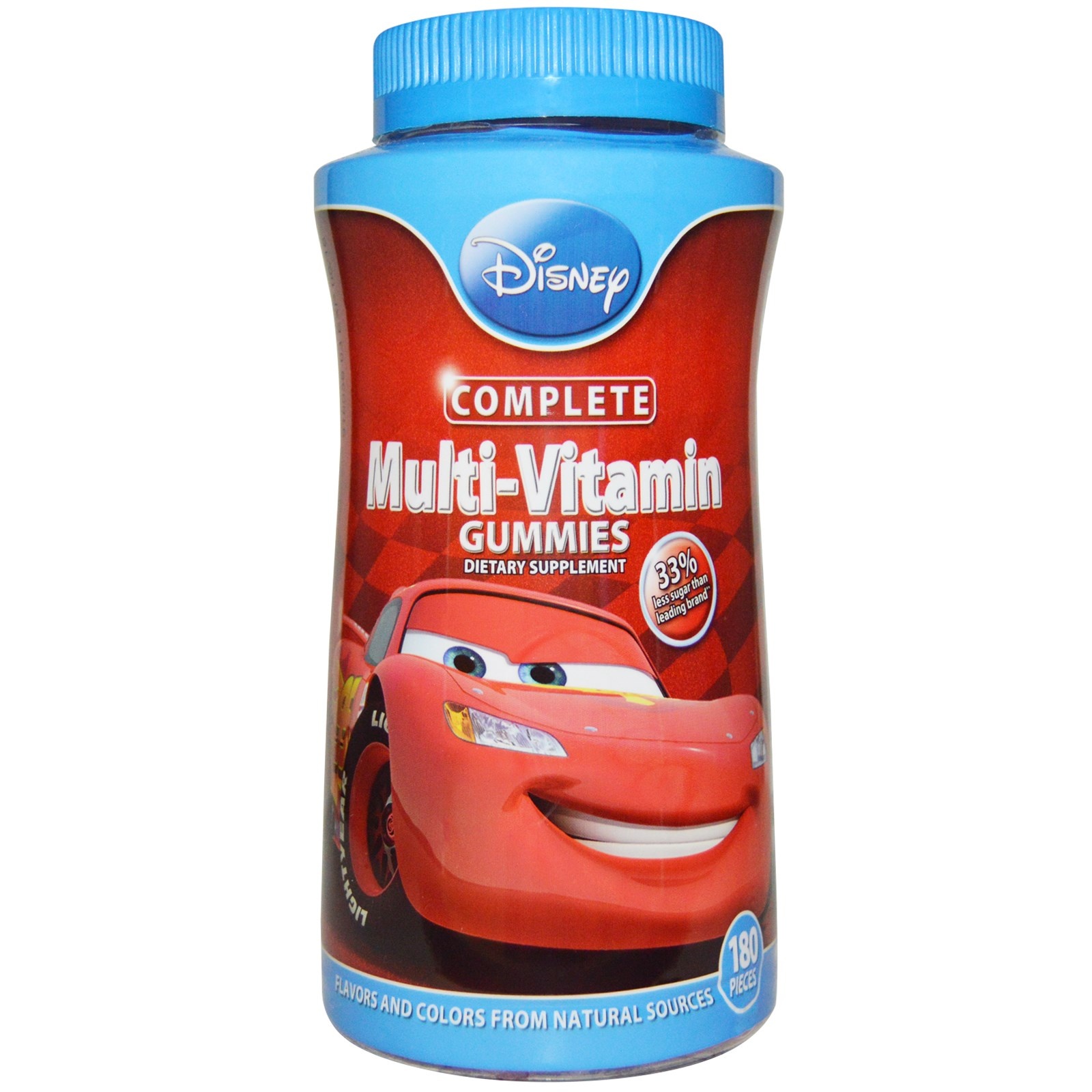 slide 1 of 1, Disney Cars Complete Multi-Vitamin Gummies, 180 ct