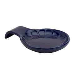 Mason Craft and More Stoneware Cafe Spoon Rest - Navy