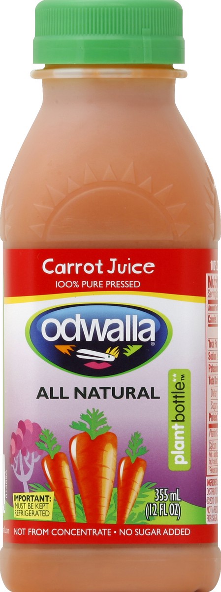 slide 4 of 4, Odwalla Carrot Juice, 12 oz
