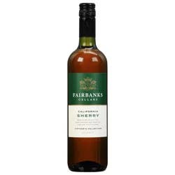 Fairbanks Cellars California Sherry 750 Bottle