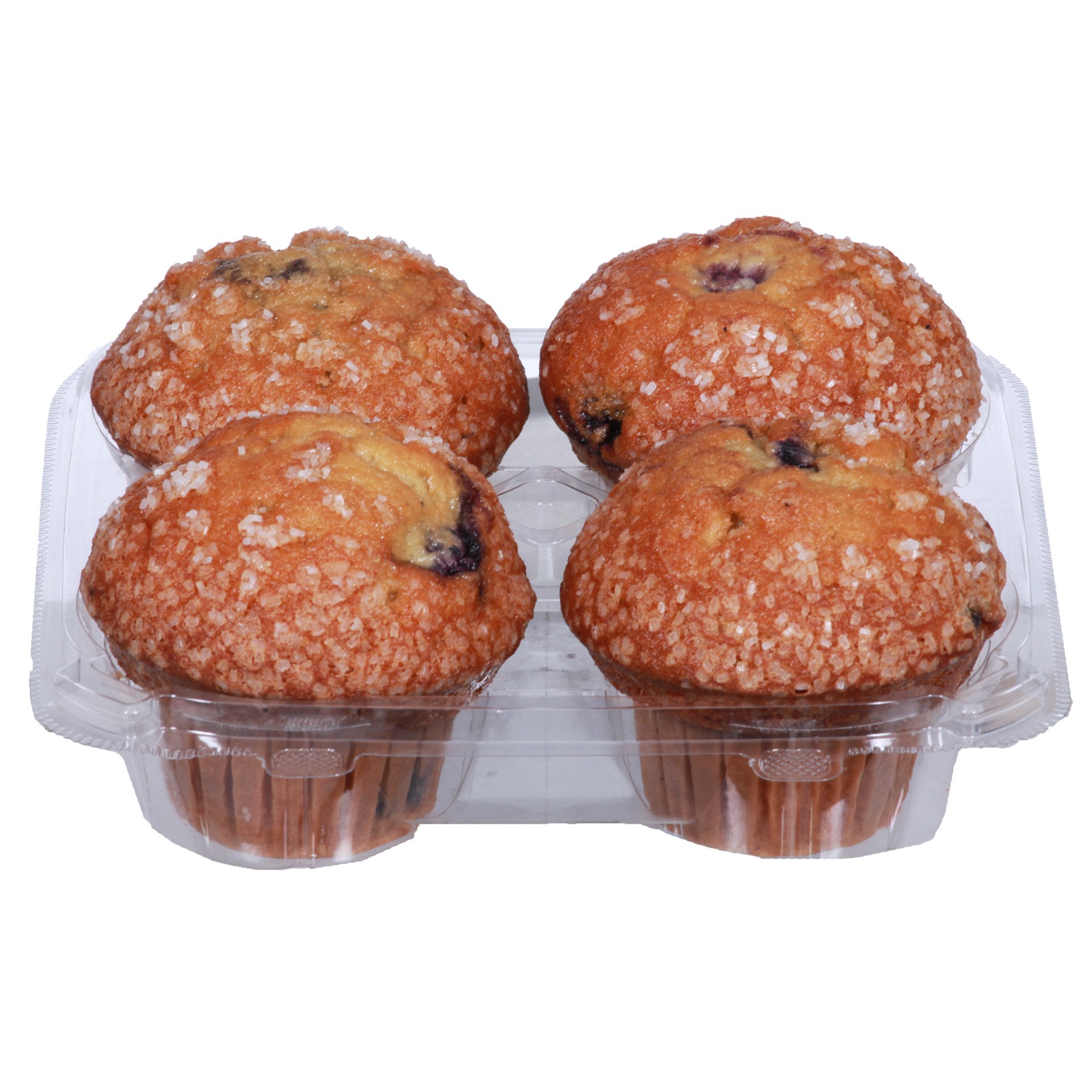 slide 1 of 1, Bakery Blueberry Muffins, 4 ct