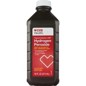 slide 1 of 1, CVS Health Hydrogen Peroxide Solution, 16 Fl Oz, 1 ct