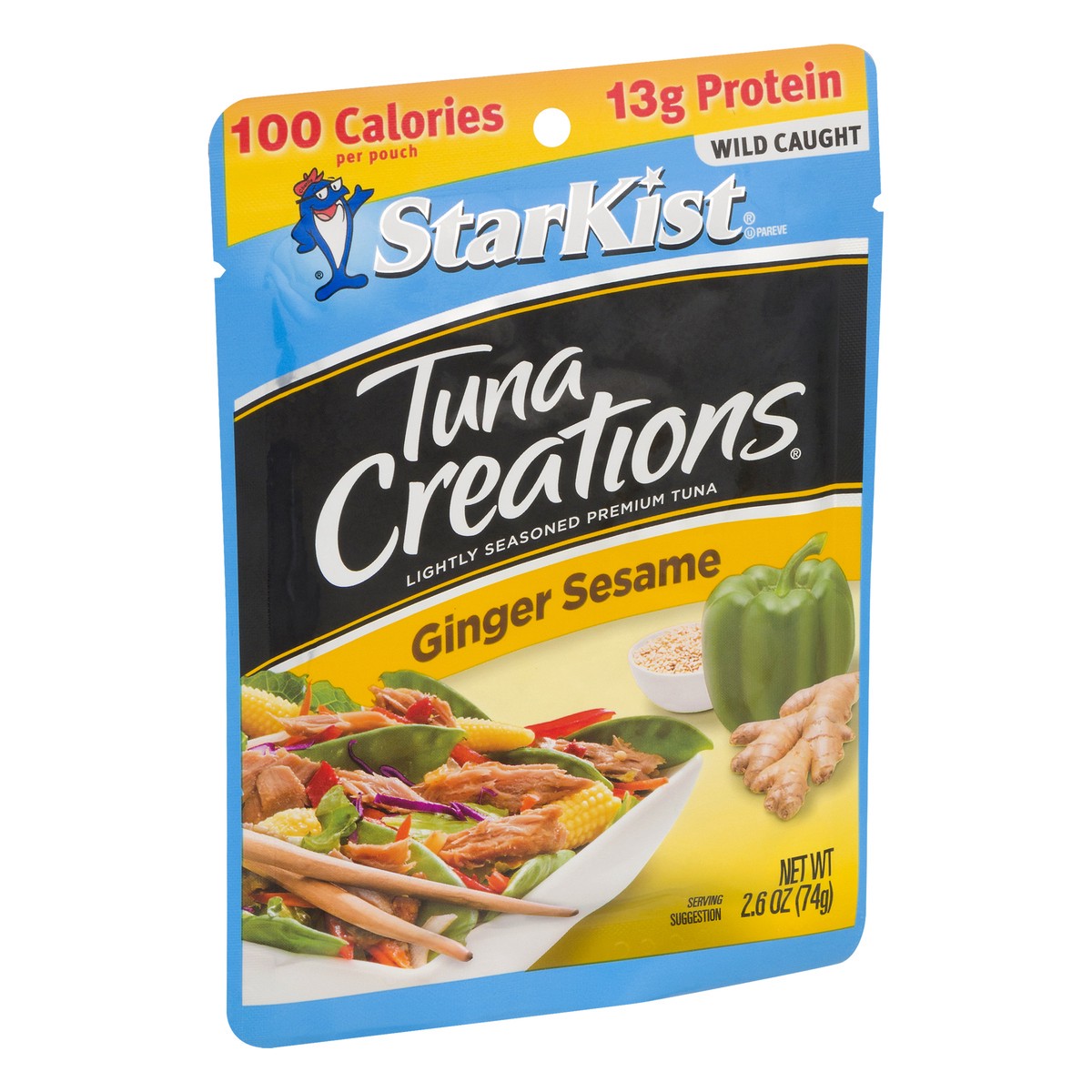 slide 3 of 9, StarKist Tuna Creations Ginger Sesame Tuna 2.6 oz, 2.6 oz