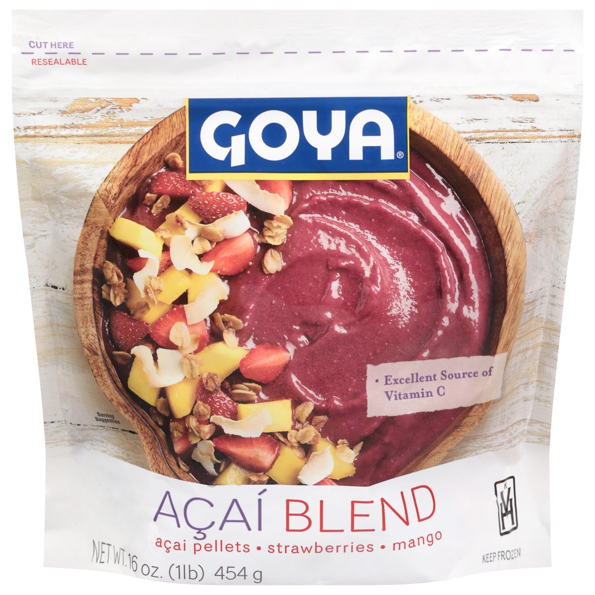 slide 2 of 4, Goya Acai Blend 16 oz, 