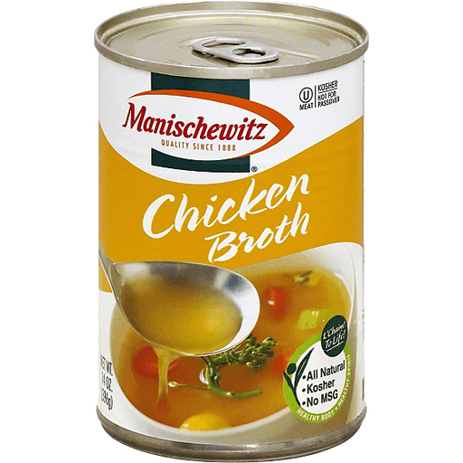 slide 2 of 3, Manischewitz Chicken Broth, 14 oz