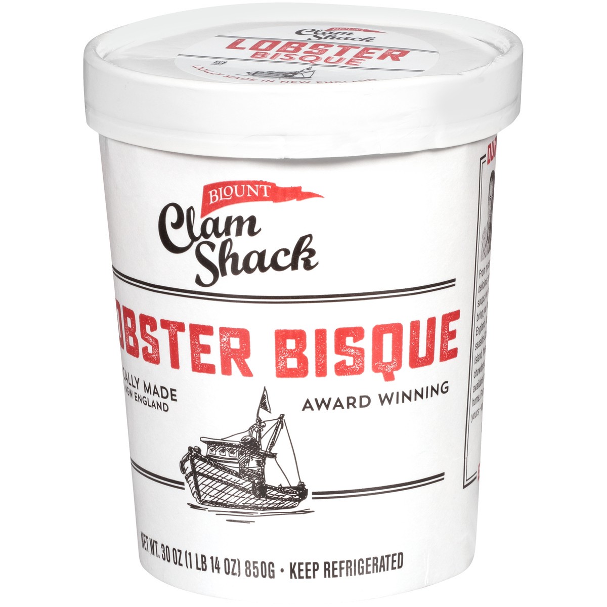 slide 7 of 11, Blount Clam Shack Lobster Bisque, Soup, 30 OZ Bag-In-Cup, 30 oz