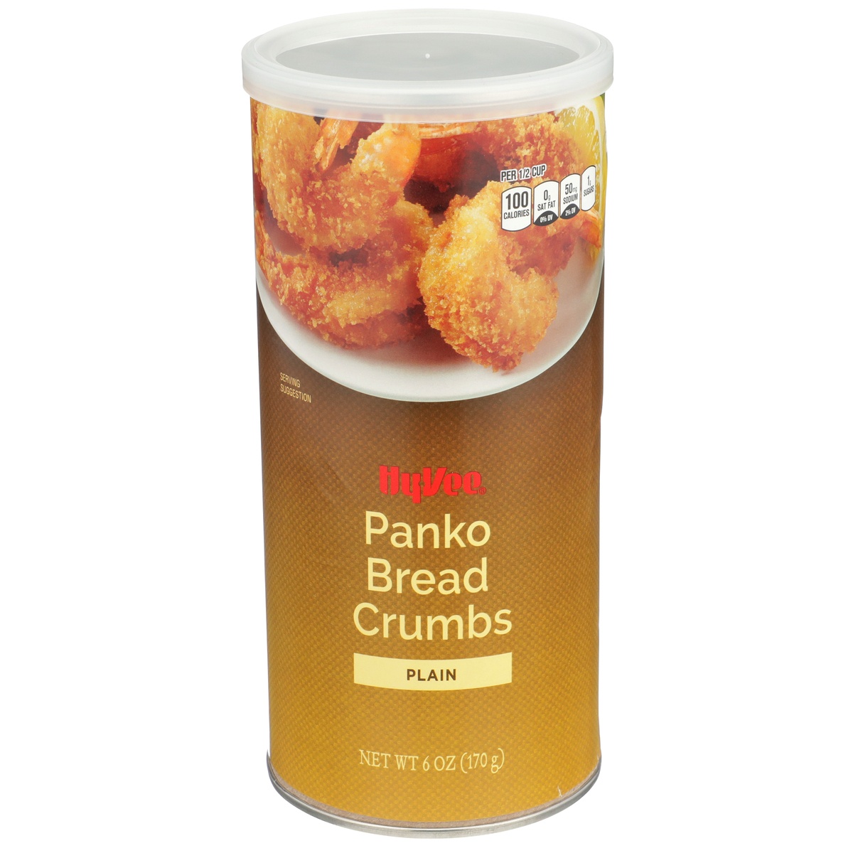 slide 1 of 1, Hy-vee Plain Panko Bread Crumbs, 6 oz