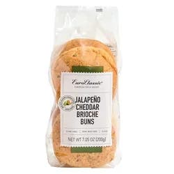 Jalapeno & Cheddar Brioche Buns - 7.05 Oz