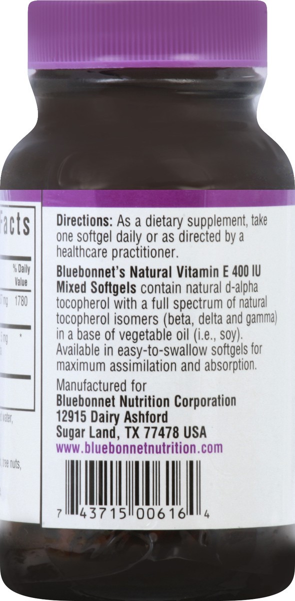 slide 3 of 10, Bluebonnet Nutrition Vitamin E 50 ea, 50 ct