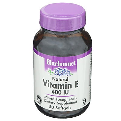 slide 1 of 1, Bluebonnet Nutrition Natural Vitamin E 400 IU Mixed Softgels, 50 ct