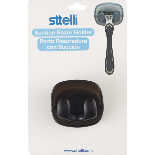 slide 1 of 1, Suction Razor Holder Black, 1 ct