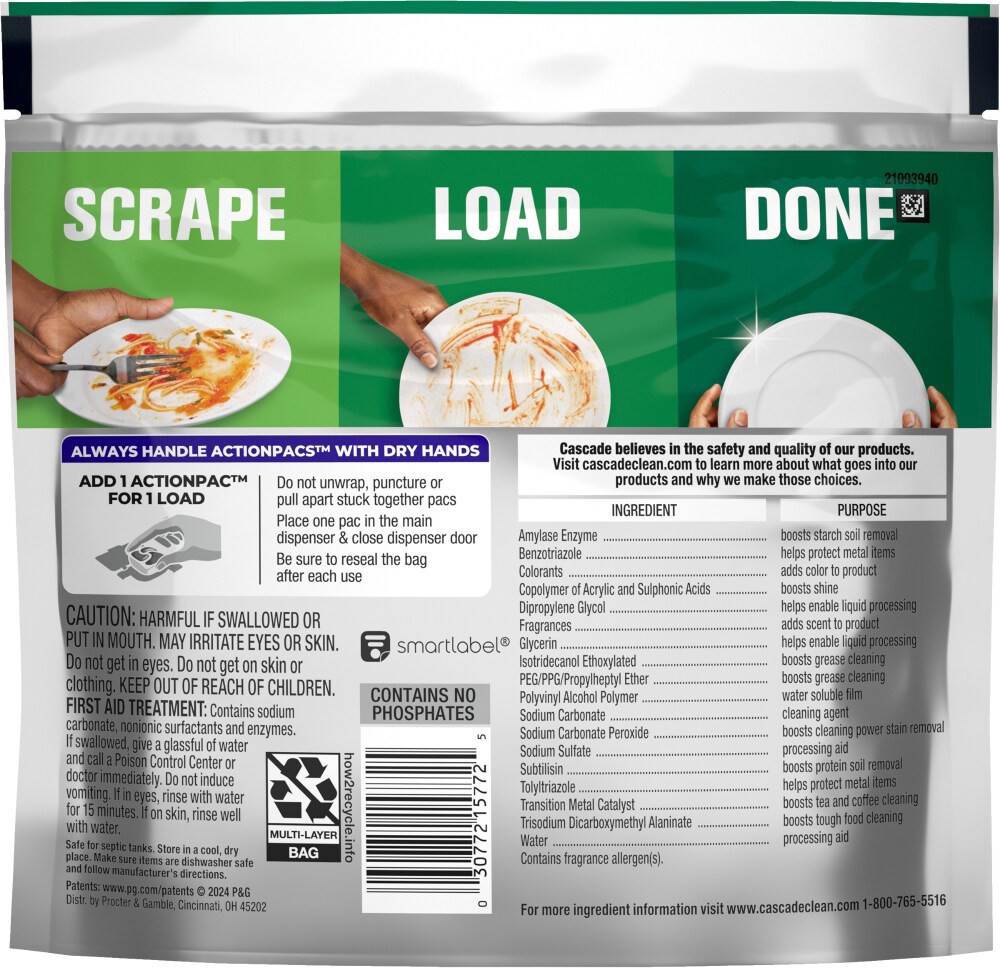 slide 2 of 2, Cascade Platinum Dishwasher Pods, Dishwasher Detergent, Dish Detergent Soap, Fresh, 12 Count, 12 ct