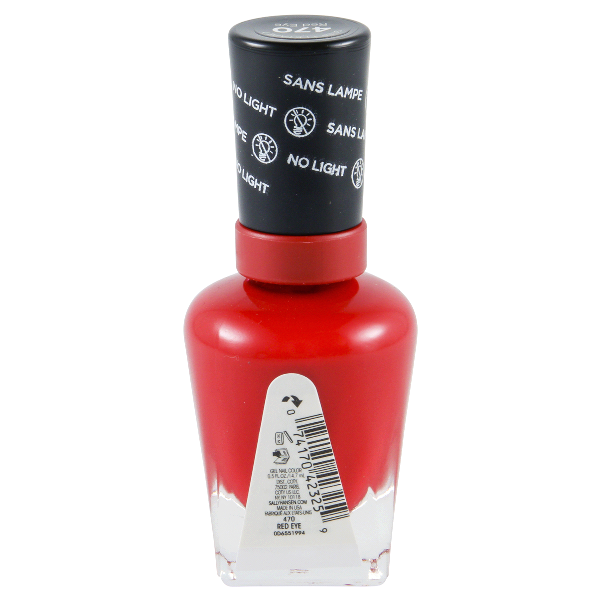 slide 2 of 3, Sally Hansen Miracle Gel Nail Polish - Red Eye 470, 0.5 fl oz