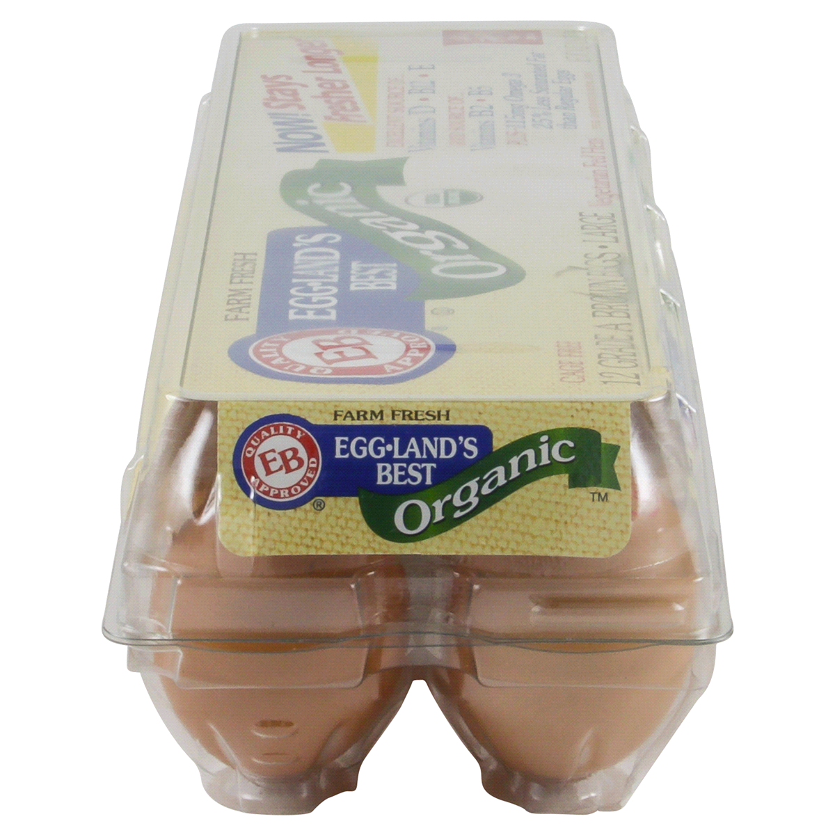 slide 2 of 5, Eggland's Best Organic Cage Free Grade A Brown Eggs Large, 12 ct