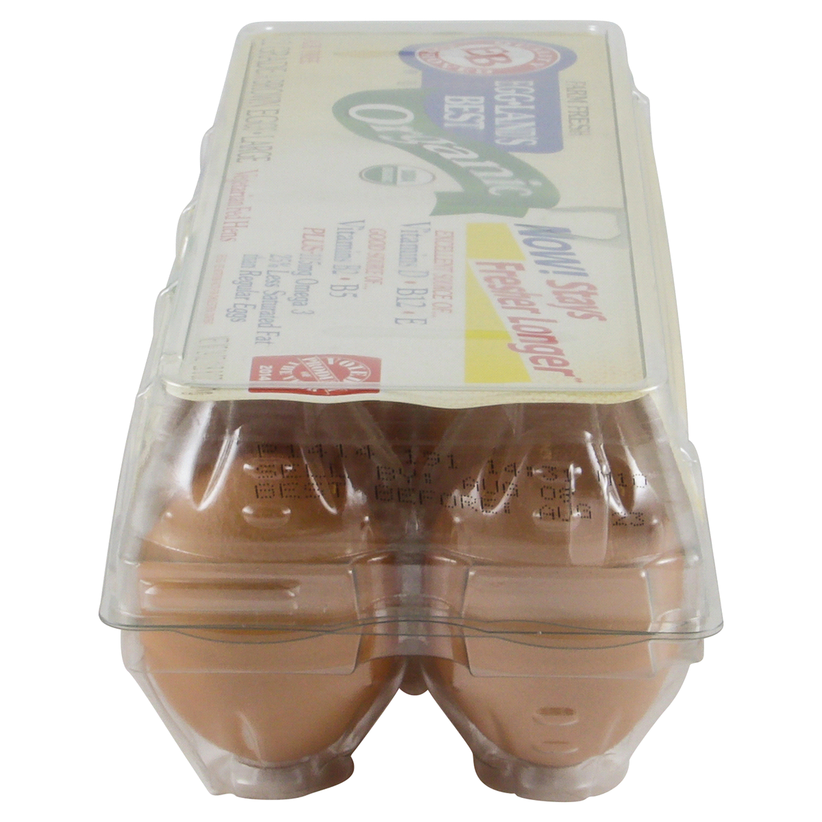 slide 3 of 5, Eggland's Best Organic Cage Free Grade A Brown Eggs Large, 12 ct
