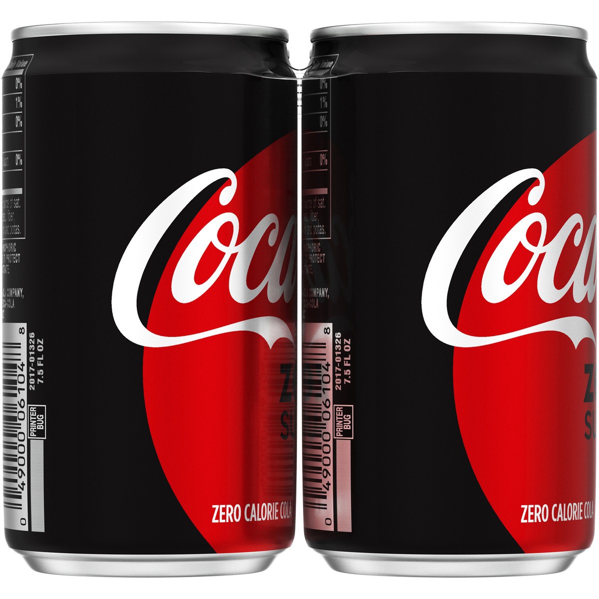 slide 2 of 8, Coca-Cola Coke Zero Soda, 6 ct; 7.5 oz
