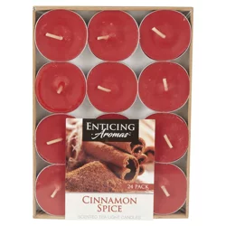 Enticing Aromas Cinnamon Spice Tealights - 24 ct