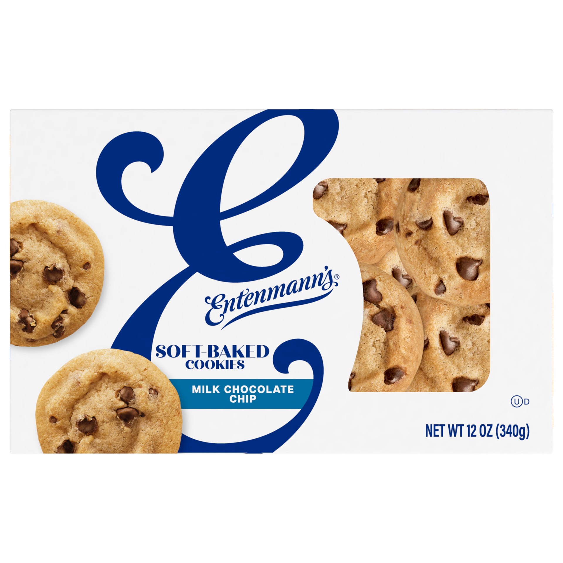 slide 7 of 7, Entenmann's Soft-Baked Milk Chocolate Chip Cookies, 12 oz, Cookies, Bag, 12 oz