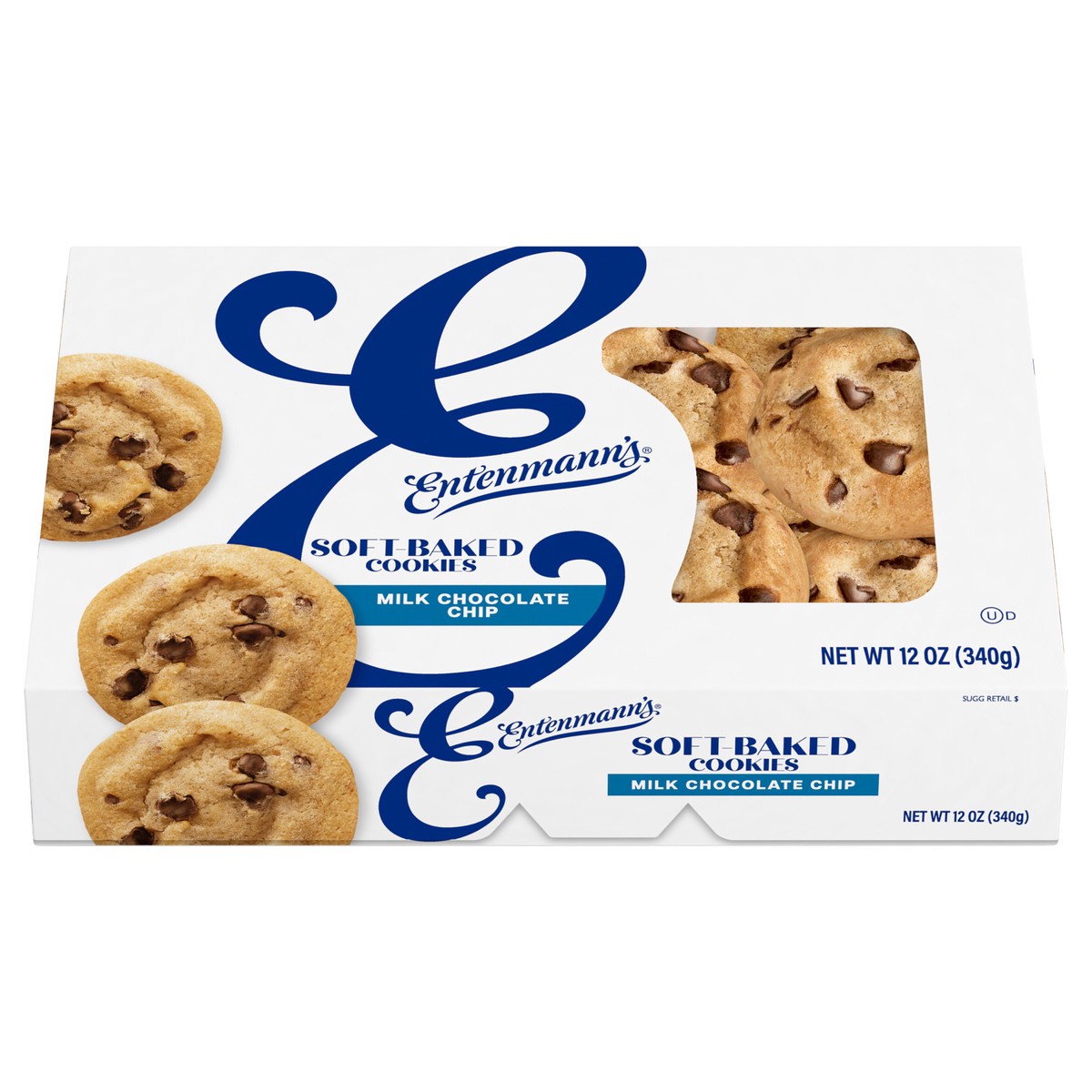 slide 1 of 7, Entenmann's Milk Chocolate Chip Cookies, 12 oz, 12 oz