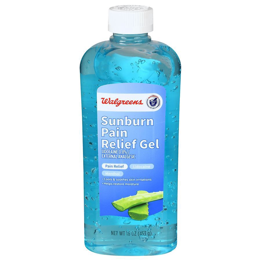 slide 4 of 5, Walgreens Sunburn Relief Gel, 16 oz