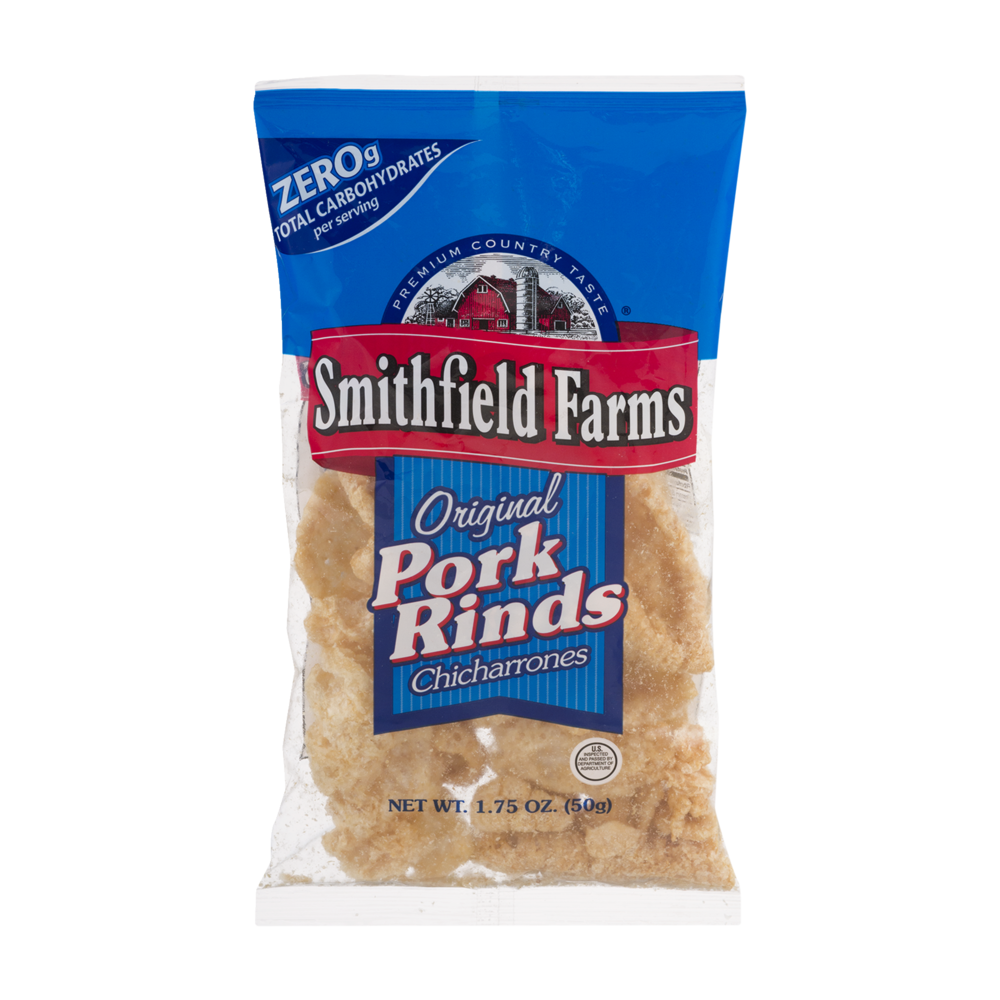 slide 1 of 1, Smithfield Farms Original Pork Rinds, 1.75 oz