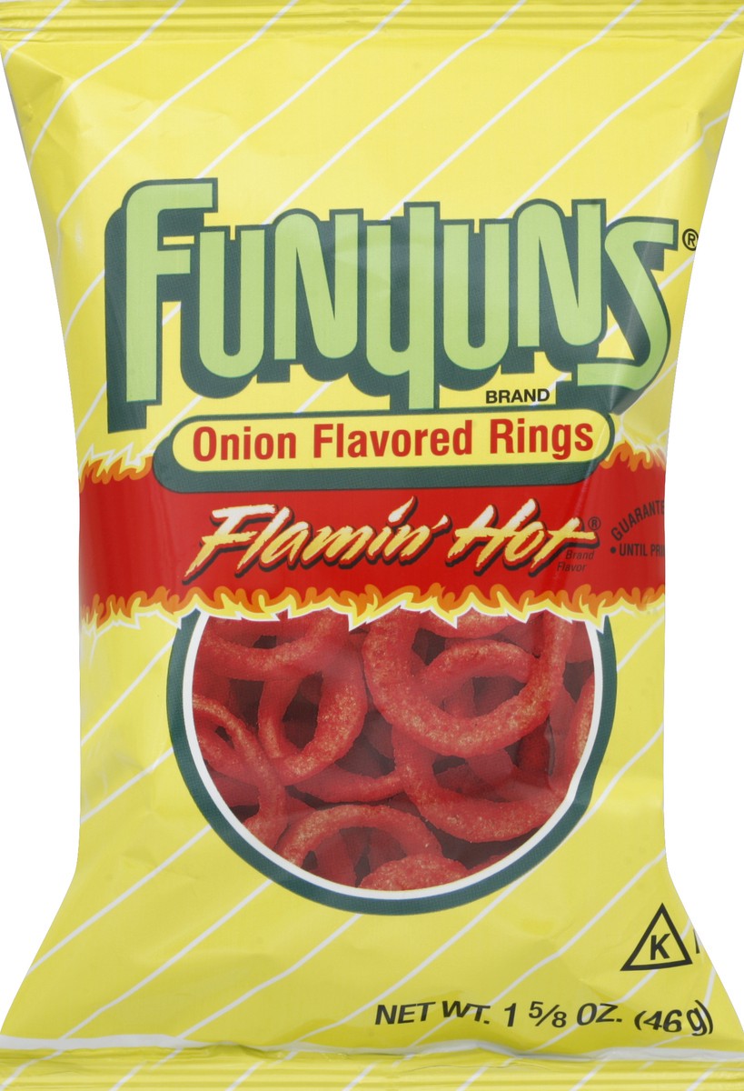 slide 5 of 6, Funyuns Onion Flavored Rings 1.625 oz, 1.62 oz