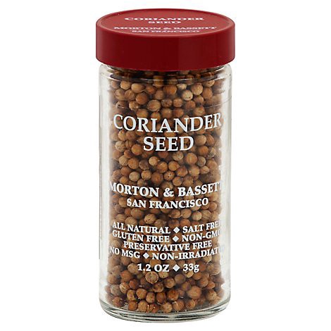 slide 1 of 1, Morton & Bassett Coriander Seed - 1.2 Oz, 1.2 oz