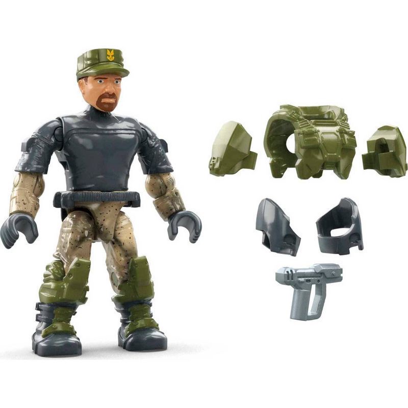 slide 4 of 6, Mega Construx MEGA HALO UNSC Hornet Recon Aircraft Building Toy with 2 Micro Action Figures (293 pc), 293 ct