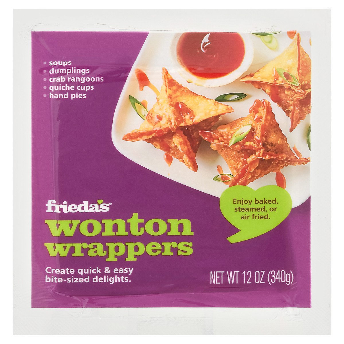 slide 1 of 9, Frieda's Wonton Wrappers 12 oz, 12 oz