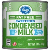 Kroger Fat Free Sweetened Condensed Milk