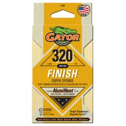 Rustoleum Gator 3-Inch x 5-Inch x 1-Inch Premium Multi-Surface Sanding Super Sponge - 7303, 320 Grit