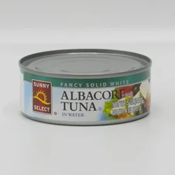 Sunny Select Solid White Albacore Tuna In Water