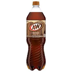 A&W Root Beer Soda, 1.25 L bottle