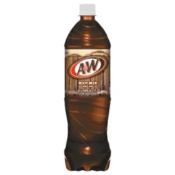 A&W Root Beer Soda, 1.25 L bottle