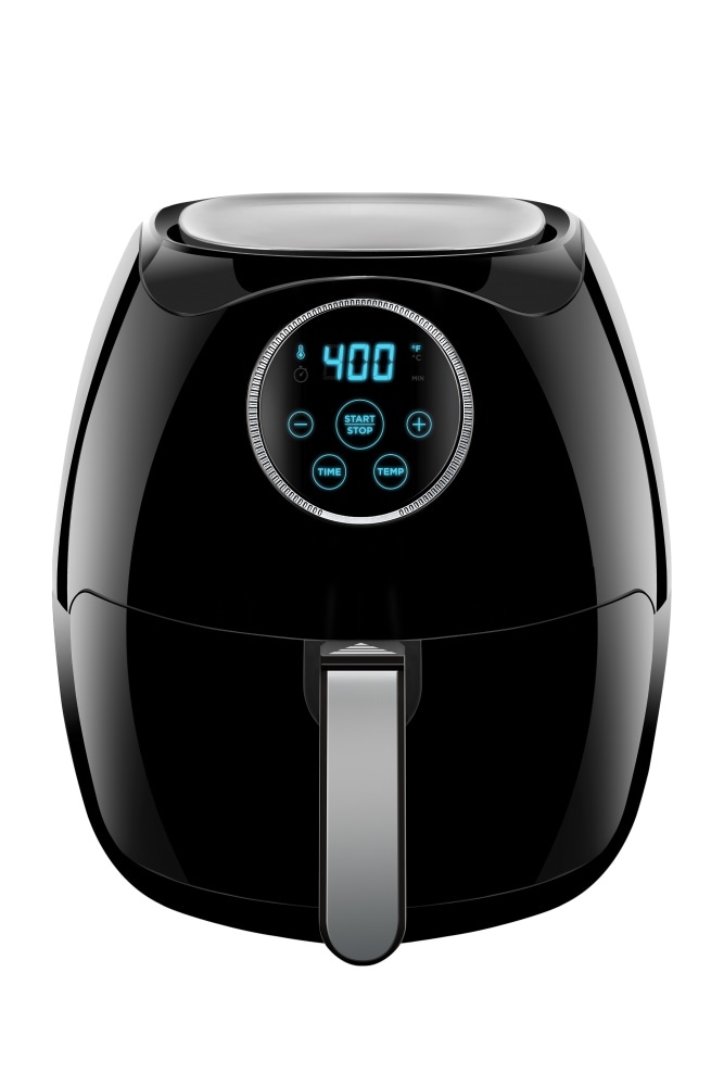 slide 1 of 1, Chefman Digital Air Fryer With Flat Basket Black, 6.5 liter